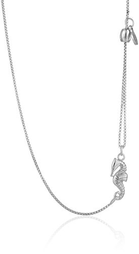 Alex and Ani Pull Chain Necklace Seahorse Sterling Silver Chain Necklace- 32inch