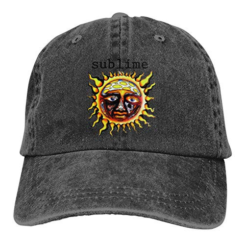 Sublime Baseball Cap Unisex Vintage Trucker Hat Adjustable Cowboy Hats for Mens Womens Black
