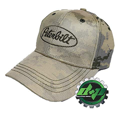 Peterbilt Motors Digi Camo Mesh Overlay Hat Camouflage Cap PB New