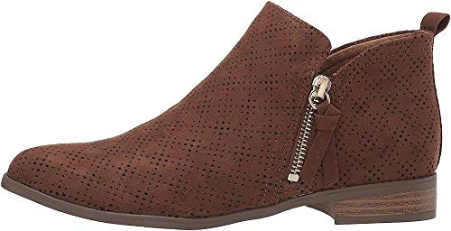 Dr. Scholl's Shoes Women's Rate Zip Ankle Boot- Chocolate Brown- 6