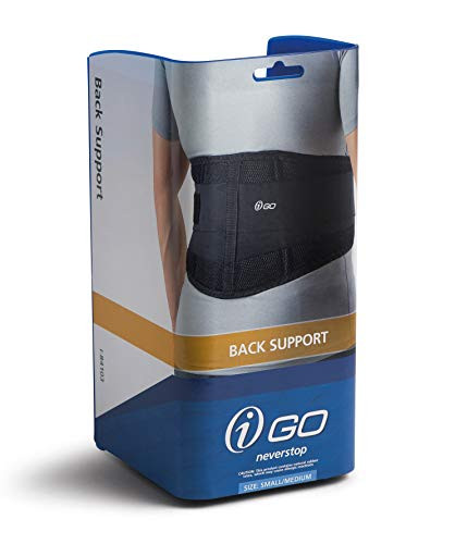 iGO Back Support- Black- Large/X-Large