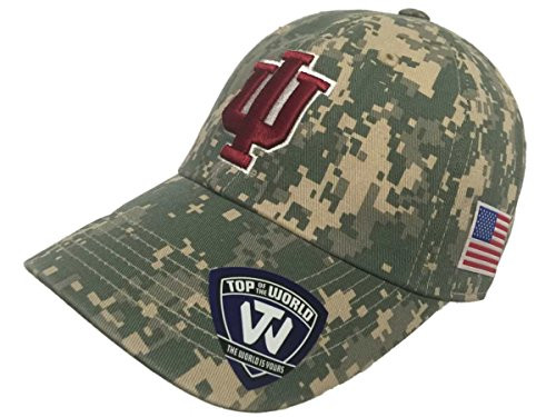 Top of the World Indiana Hoosiers Tow Digital Camouflage Flagship Adjustable Slouch Hat Cap Top of the World Indiana Hoosiers Tow Digital Camouflage Flagship Adjustable Slouch Hat Cap