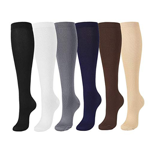 Compression Socks 20-30mmHg for Men  and  Women-Best Compression Socks Women 20-30mmhg Knee High for Running-Medical-Athletic-Edema-Diabetic-Varicose Veins-Travel-Pregnancy-Shin Splints