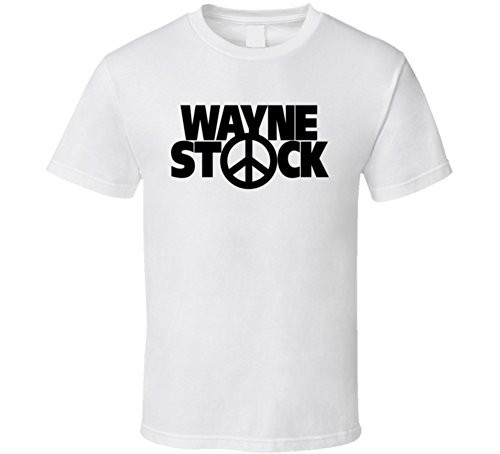Wayne's World Wayne Stock Retro Movie T Shirt 2XL White