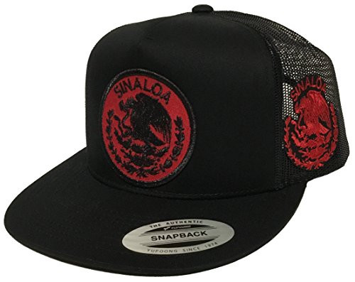Sinaloa Logo red Blank 2 Logos hat Blank mesh Logo Federal