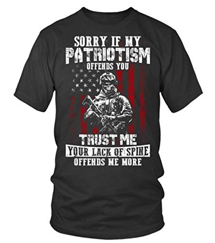 Tokuda Sorry-if-My-Patriotism-Offends-You-Trust-me-Your-Lack-of-Spine-Offends-me-moresorryifmypatriotismoff Black