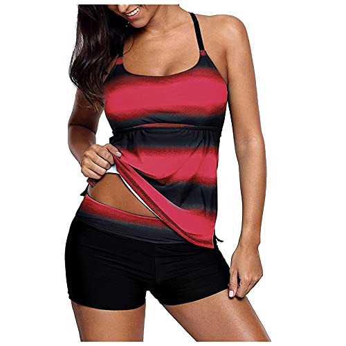 SERYU Swimsuits for Women Two Piece Bathing Suits Tummy Control Swimwear with Boyshort