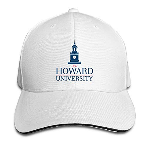 Adjustable Howard University Bison Unisex Sandwich Hat Printed Baseball Cap Headgear Casquette White