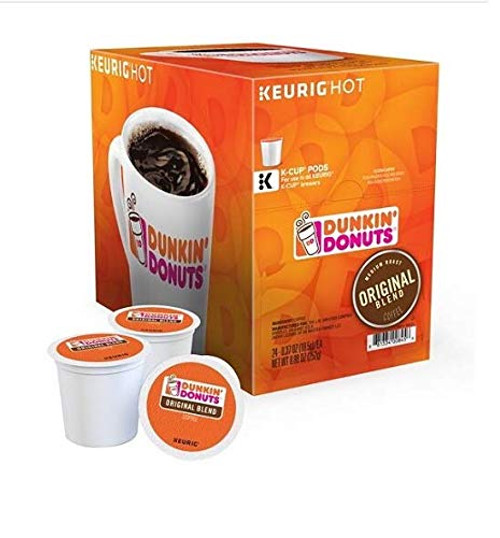 Dunkin Donuts 0845 K-Cup Pods- Original Blend- 24/box - PACK OF 2