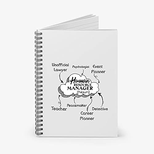 Human Resource Hr Manager Office Definition Spiral Notebook - Ruled Line