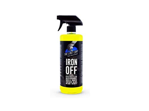 The Last Coat Iron Off- Heavy Duty Fallout Iron Remover and Wheel Cleaner Treatment-32 oz- Rust and Brake Dust Dissolver- Professional Grade Removal Spray Detailing Car Cleaner-Use For Decontamination