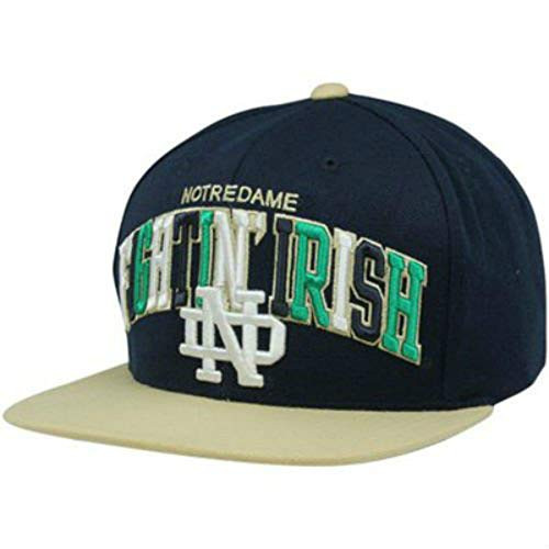 Mitchell  and  Ness Notre Dame Fighting Irish Snapback Adjustable Hat Cap - Team Colors