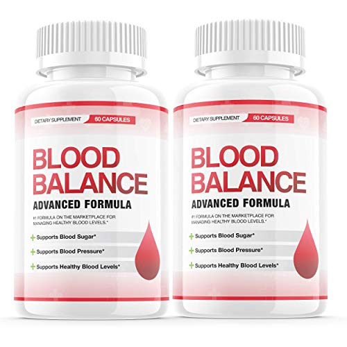 `-2 Pack- Blood Balance Advanced Formula Shark Tank Pills- Blood Balance Advance Boost Capsules - Sugar Balance Supplement for High Blood Pressure - Natural Pressure Monitor for Nutrition 120 Capsules `-2 Pack- Blood Balance Advanced Formula Shark Tank Pills- Blood Balance Advance Boost Capsules - Sugar Balance Supplement for High Blood Pressure - Natural Pressure Monitor for Nutrition 120 Capsules