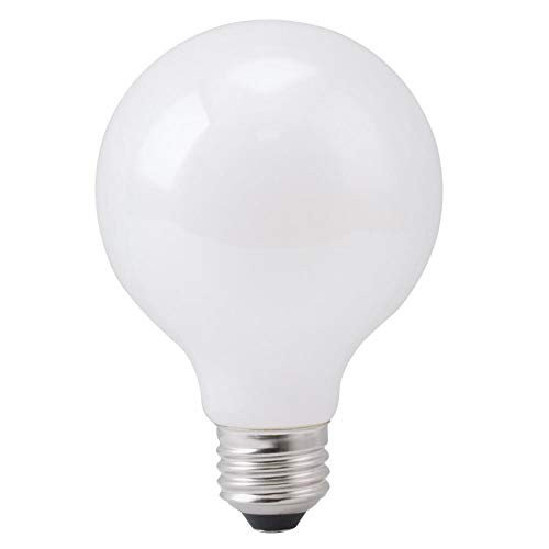 GE Basic 4-Pack 40 W Equivalent Warm White G25 LED Light Fixture Light Bulbs Globe