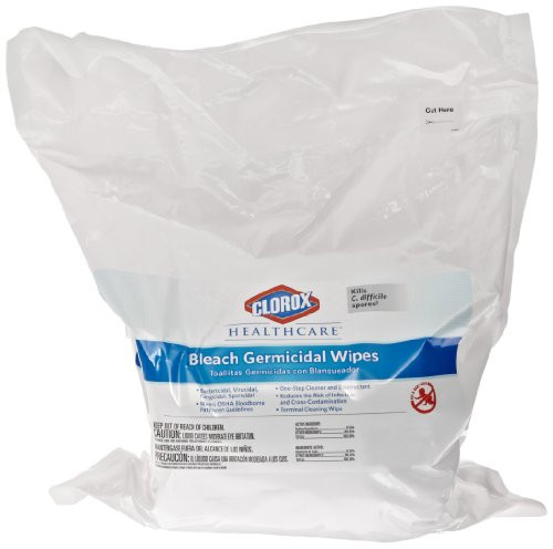 Clorox Healthcare Bleach Germicidal Wipe- Refill -110 Count- -CLO30359-