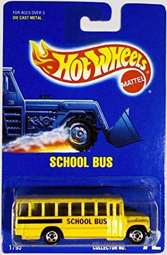 Hot Wheels School Bus 72 All Blue Card All Basic Wheels by Hot Wheels