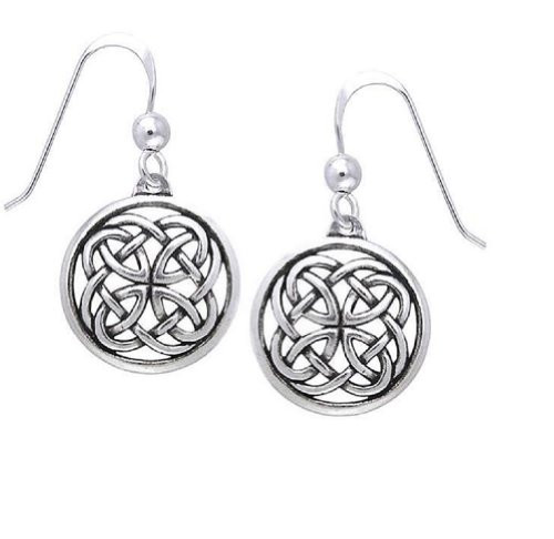 Jewelry Trends Sterling Silver Celtic Unity Knot Woven Dangle Earrings Jewelry Trends Sterling Silver Celtic Unity Knot Woven Dangle Earrings