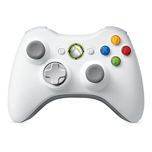Xbox 360 Wireless Controller - White -Renewed-