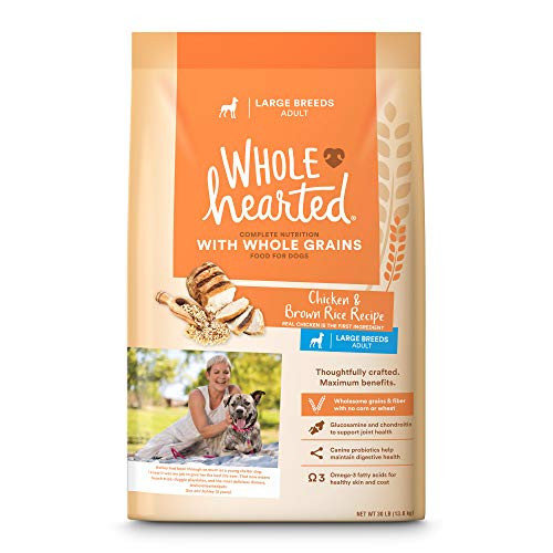 Petco Brand - WholeHearted Adult Large-Breed Chicken  and  Brown Rice Recipe with Whole Grains Dry Dog Food- 30 lbs.