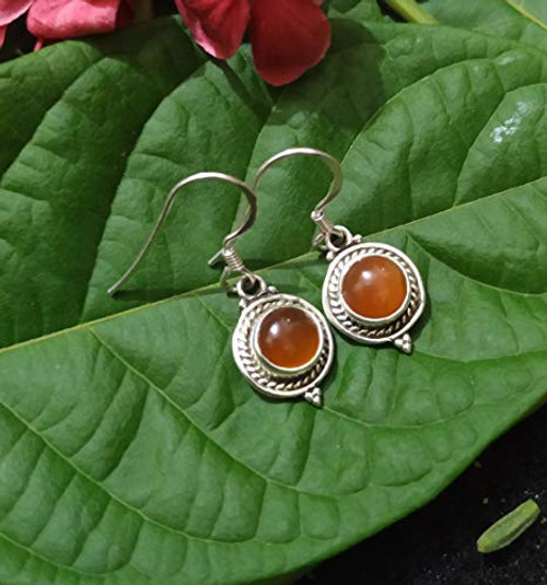 Carnelian Earrings- Natural Carnelian 925 Sterling Silver Earrings- Gemstone Earrings- Dangle- Orange Stone Earrings- Boho- Gift for her- Promise Earrings- Bridesmaids Gift- Healing Crystal Carnelian Earrings- Natural Carnelian 925 Sterling Silver Earrings- Gemstone Earrings- Dangle- Orange Stone Earrings- Boho- Gift for her- Promise Earrings- Bridesmaids Gift- Healing Crystal