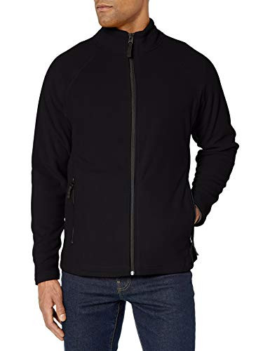 Clique Men's Summit Full-zip Microfleece- Black- Large