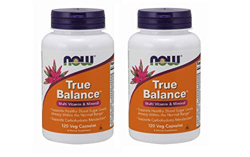 Now Foods- True Balance Multi- 120 caps -2 pack-