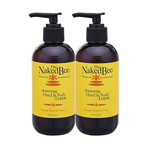 The Naked Bee Orange Blossom Honey Hand  and  Body Lotion- 8 oz - 2 Pack