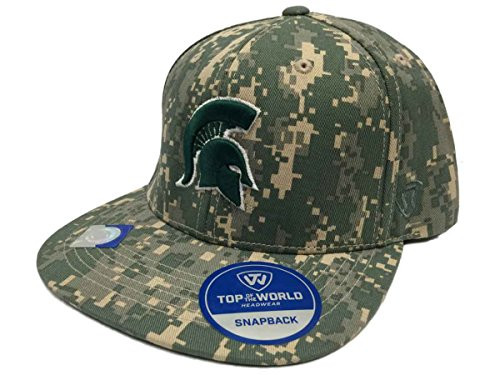 Top of the World Michigan State Spartans Tow Digital Camo Patriot Snap Adjustable Snap Hat Cap Top of the World Michigan State Spartans Tow Digital Camo Patriot Snap Adjustable Snap Hat Cap