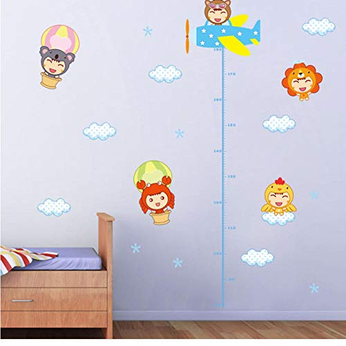 Fangminglei Cartoon Height Wall Stickers Children's Room Bedroom Decoration Mural Art Wallpaper Kindergarten Chart Ruler