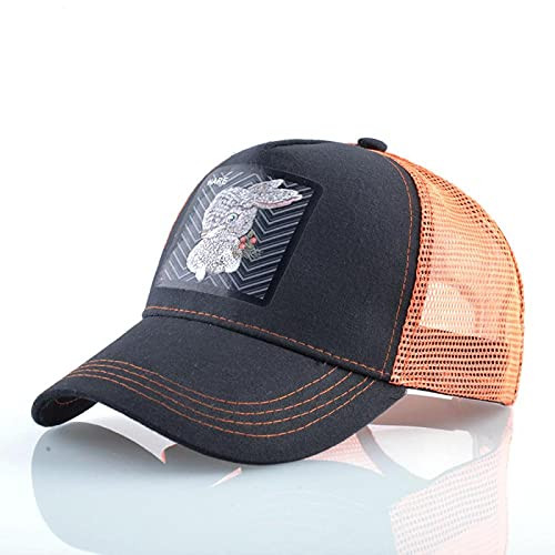 SHANGYUN Dad Hats Breathable Mesh Baseball Caps Women Outdoor Casual Visor Baseball Hat Men Fashion Trucker Caps Orange