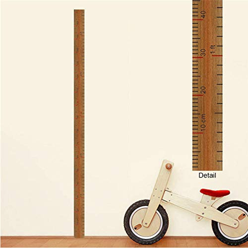 Fangminglei Ruler Height Measure Wall Stickers for Kids Rooms Decor Growth Chart Wall Decals Poster Mural Art Gift Fangminglei Ruler Height Measure Wall Stickers for Kids Rooms Decor Growth Chart Wall Decals Poster Mural Art Gift