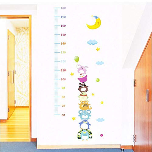Fangminglei Cartoon Height Measure Chart Wall Stickers Wallpaper Kids Room Decor Removable Wall Poster Mural Art Animals Decals Fangminglei Cartoon Height Measure Chart Wall Stickers Wallpaper Kids Room Decor Removable Wall Poster Mural Art Animals Decals