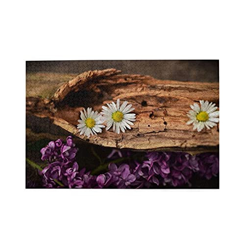 Jigsaw Puzzle 1000 Pieces-Flowers Dry Branch Jigsaw Puzzle- Adults Children's Puzzle Toy- DIY Collectibles Modern Home Decoration -29.5x19.7inch-