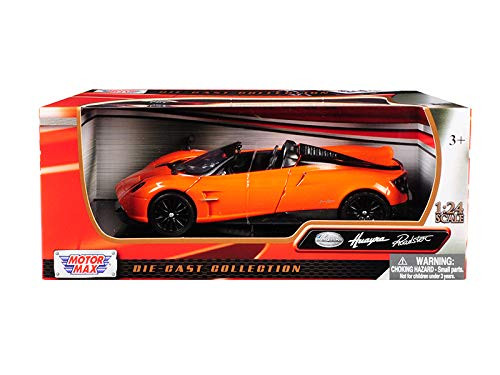 Pagani Huayra Roadster Orange 1/24 Diecast Model Car by Motormax 79354
