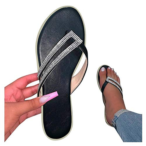 AOKASII Sandals for Women Dressy-Womens Sandals Platform Comfortable Shoes Casual Summer Beach Travel Flip Flops