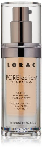 LORAC POREfection Foundation- PR3-Light Beige- 1.12 Fl Oz