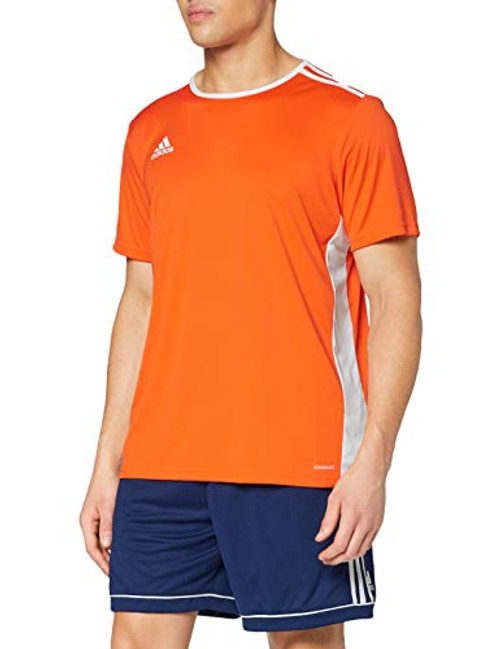 adidas Entrada 18 Jersey - Adult - Orange/White - M