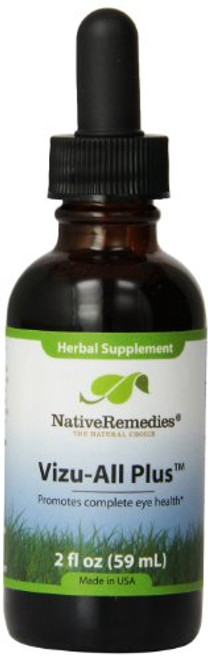 Native Remedies Vizu-All Plus - All Natural Herbal Supplement for Clear Normal Vision and Healthy- Clear Eyes - Promotes Healthy Eye Functioning and Circulation - 59 mL Native Remedies Vizu-All Plus - All Natural Herbal Supplement for Clear Normal Vision and Healthy- Clear Eyes - Promotes Healthy Eye Functioning and Circulation - 59 mL
