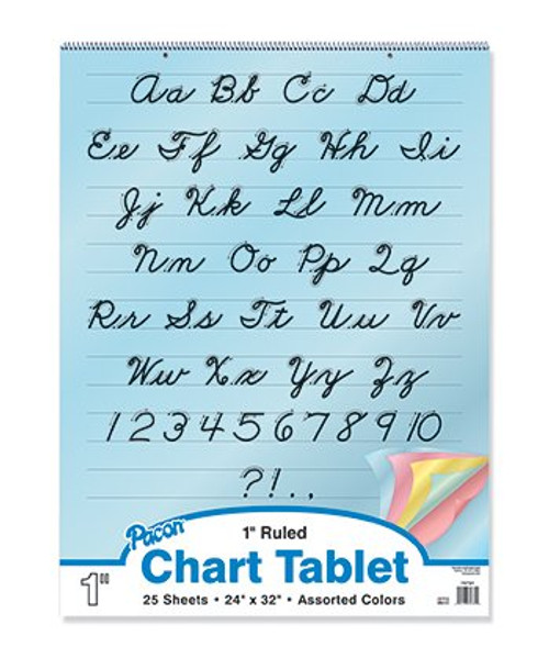 PAC74731 - Pacon Colored Paper Chart Tablets