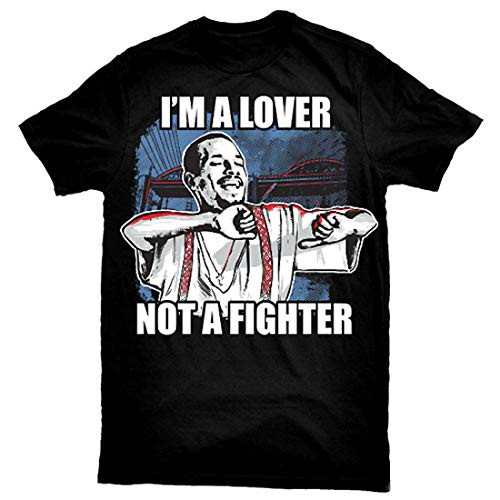 Blood in Blood Out T-Shirt I'm a Lover Not a Fighter Black