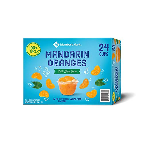 Member's Mark Mandarin Oranges -4 oz. ea.- 24 pk.-ES Member's Mark Mandarin Oranges -4 oz. ea.- 24 pk.-ES