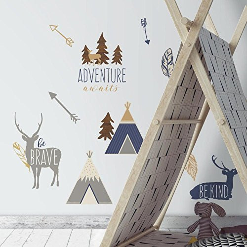 RoomMates Adventure Awaits Animal Peel And Stick Wall Decals
