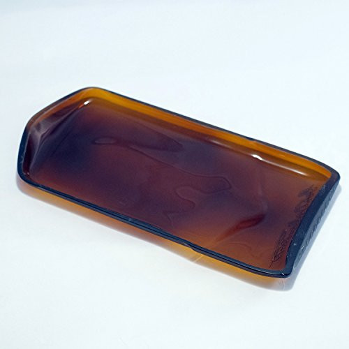 AMBER BALLANTINES FINEST bottle Cheese Platter - Up-cycled Serving tray - Flat Plate - Recycled Bowl SINGLE SIDE PLATTER