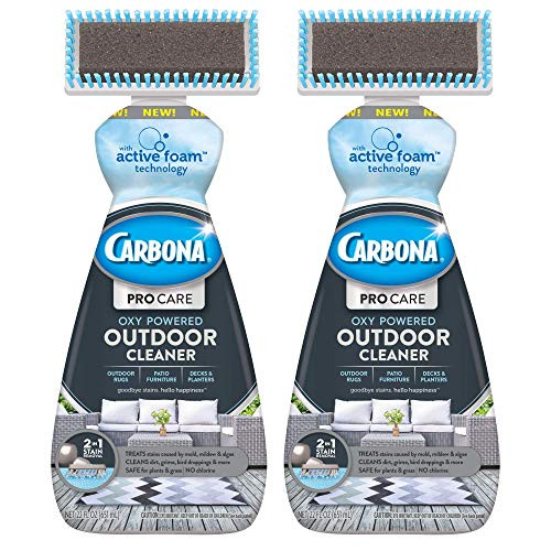 Carbona Pro Care 2-in-1 Oxy Powered Outdoor Cleaner with Active Foam Technology | 22 Fl Oz- 2 Pack