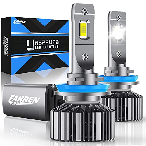Fahren H11/H9/H8 LED Headlight Bulbs- 10000 Lumens 6500K Cool White Super Bright LED Headlights Conversion Kit Low Beam/Fog Light IP68 Waterproof- Pack of 2 Fahren H11/H9/H8 LED Headlight Bulbs- 10000 Lumens 6500K Cool White Super Bright LED Headlights Conversion Kit Low Beam/Fog Light IP68 Waterproof- Pack of 2