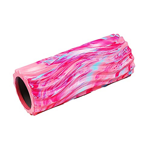 AUGYM Exercise Foam Roller-Strong High Density Foam Roller- for Deep Tissue Muscle Massage Recovery-Pilates- Yoga- Stretching- Balance and Core Exercises-Pink AUGYM Exercise Foam Roller-Strong High Density Foam Roller- for Deep Tissue Muscle Massage Recovery-Pilates- Yoga- Stretching- Balance and Core Exercises-Pink