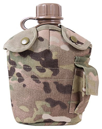 Rothco GI Style MOLLE Canteen Cover, Multicam
