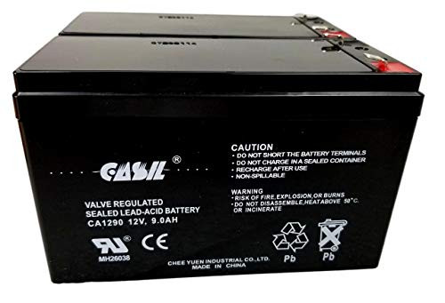 12v 9ah Rechargeable Sealed Lead Acid SLA AGM Battery F2 by Casil 2 Pack 12v 9ah Rechargeable Sealed Lead Acid SLA AGM Battery F2 by Casil 2 Pack