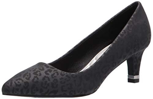 Easy Street womens Pump- Black Leopard- 11 US