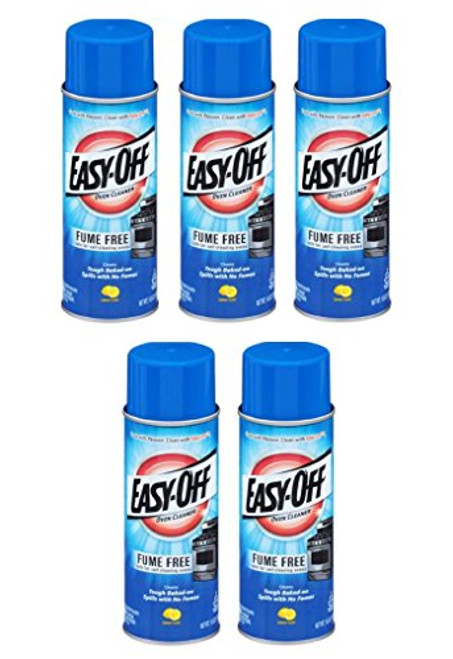 Easy-Off Fume Free Lemon Scent Oven Cleaner Spray 14.5 oz. Aerosol Can -14.5 oz -5 PACK-- Easy-Off Fume Free Lemon Scent Oven Cleaner Spray 14.5 oz. Aerosol Can -14.5 oz -5 PACK--